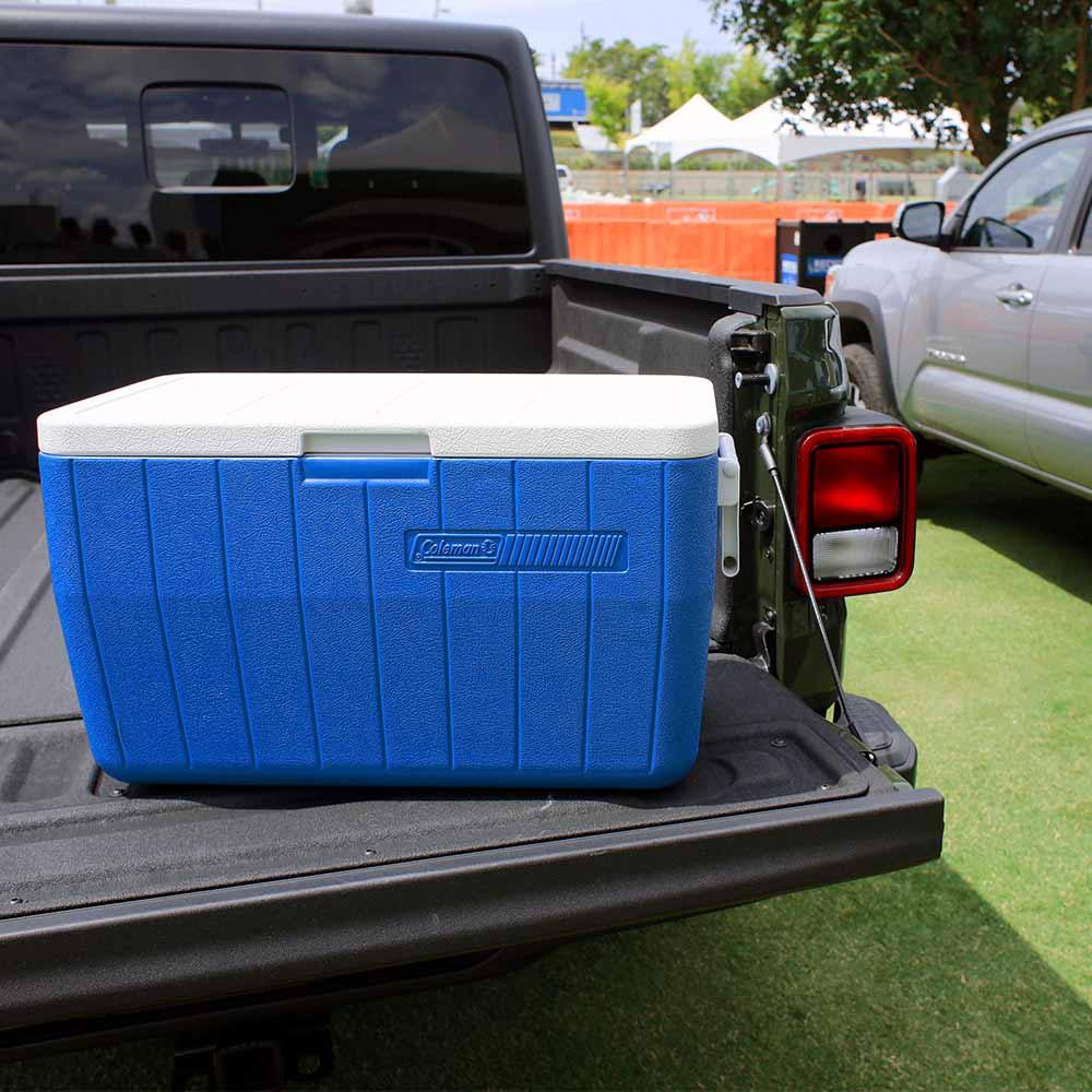 Caixa Térmica 45,4L Adventure Azul Coleman em Oferta na Shopee