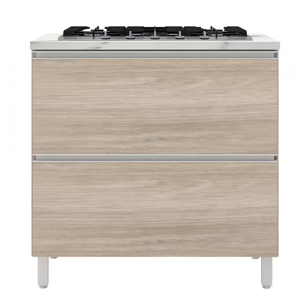 Balcão para Cooktop 5 Bocas Amazonita 1 Porta 1 Gaveta Bartira