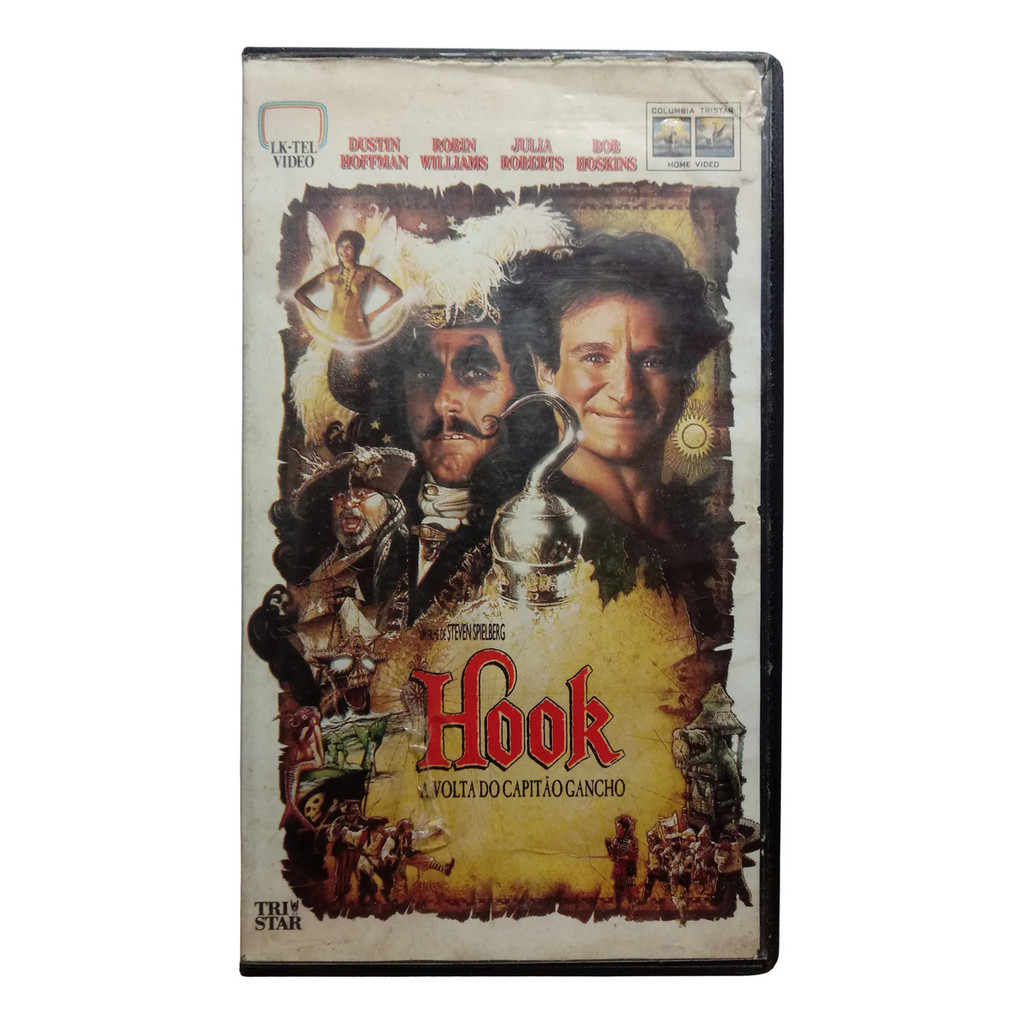 Vhs Hook A Volta Do Capitão Gancho - Robin Williams
