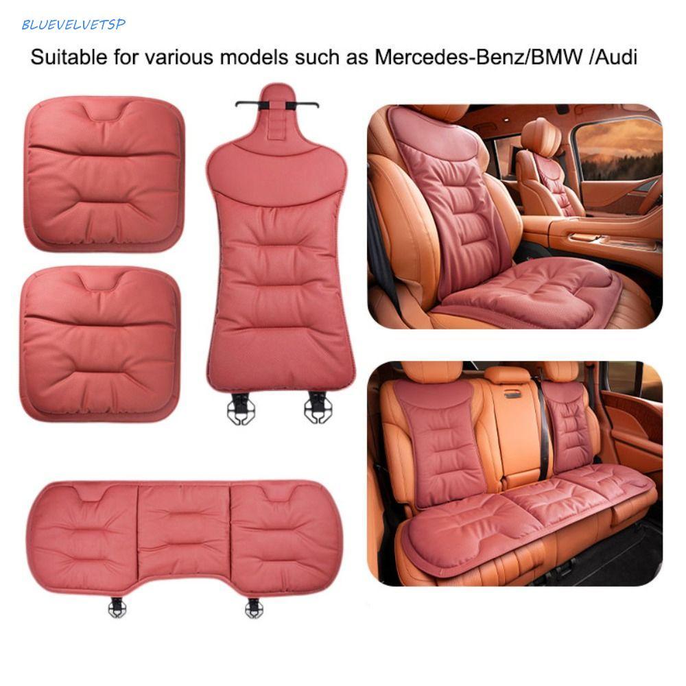 Almofadas De Assento De Couro BLUEVELVETSP , Protetor Universal Respirável À Prova De Suor , Antiincrustante