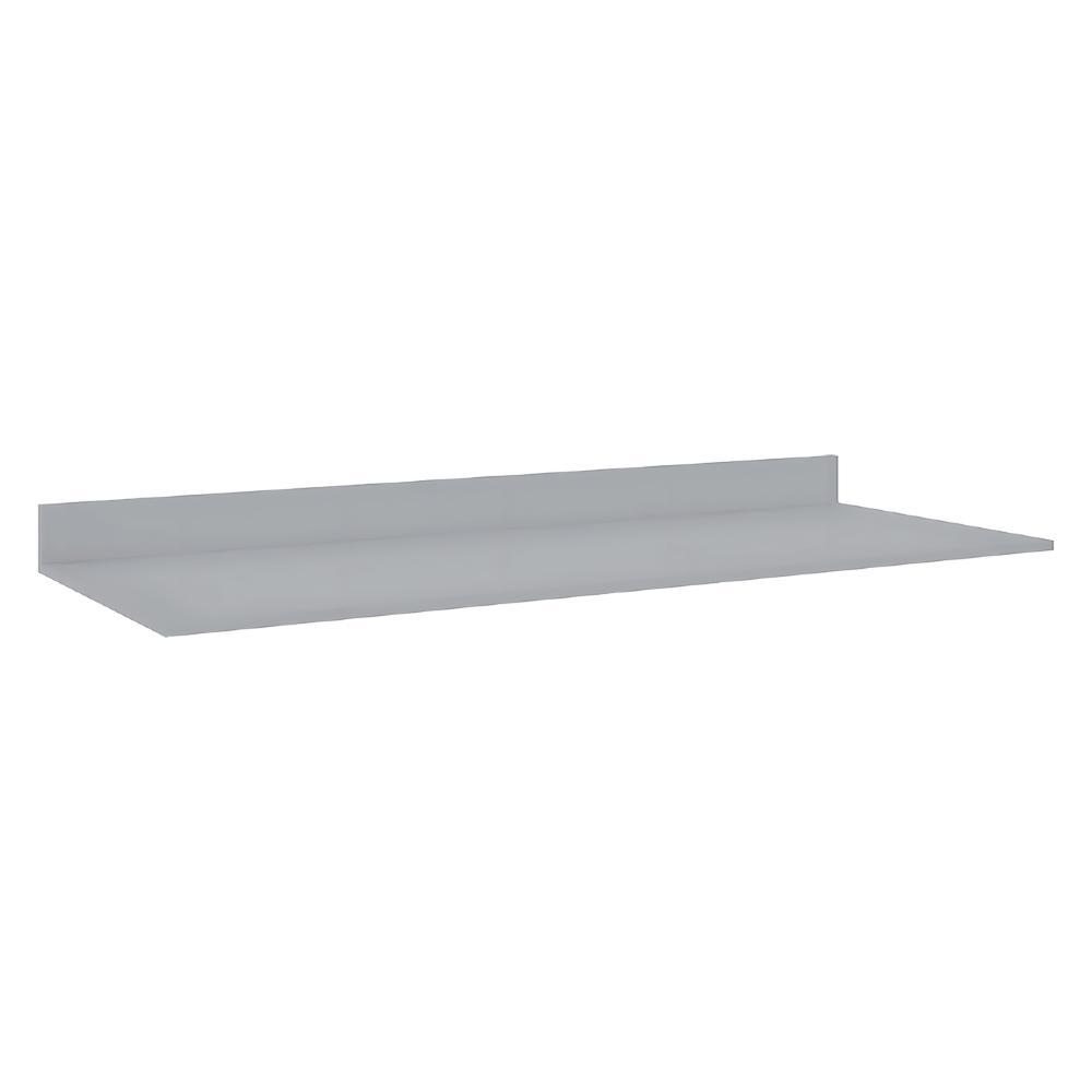 Tampo para Balcão de Cozinha 180cm Mdp Cinza Claro - Lumil