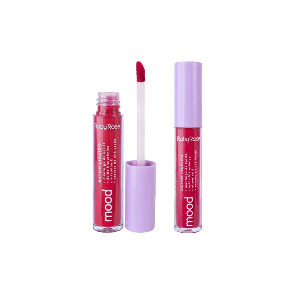 Batom Liquido Ruby Rose Mood Hb566S