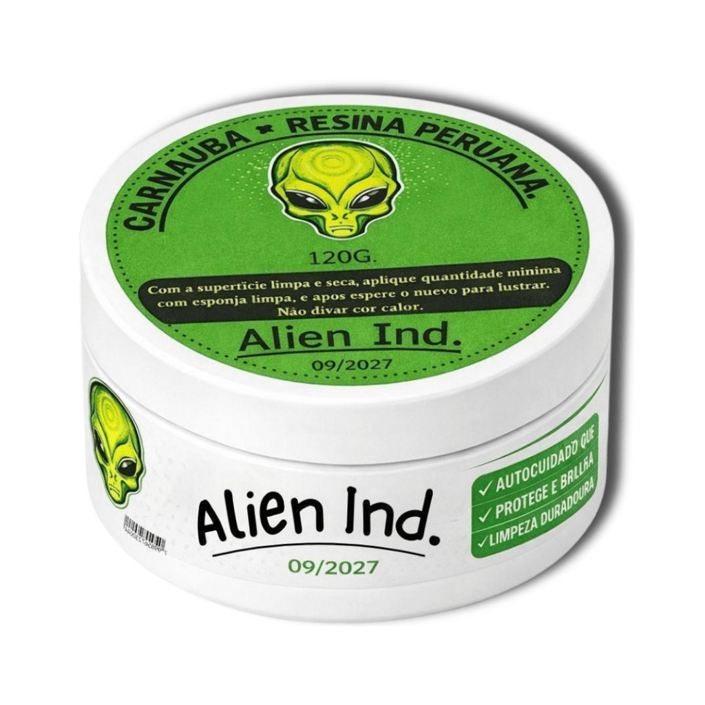 Cera Automotiva Alien Ind Brilho Espelhado Proteção de Pintura Remove Riscos e Queimado em Oferta na Shopee