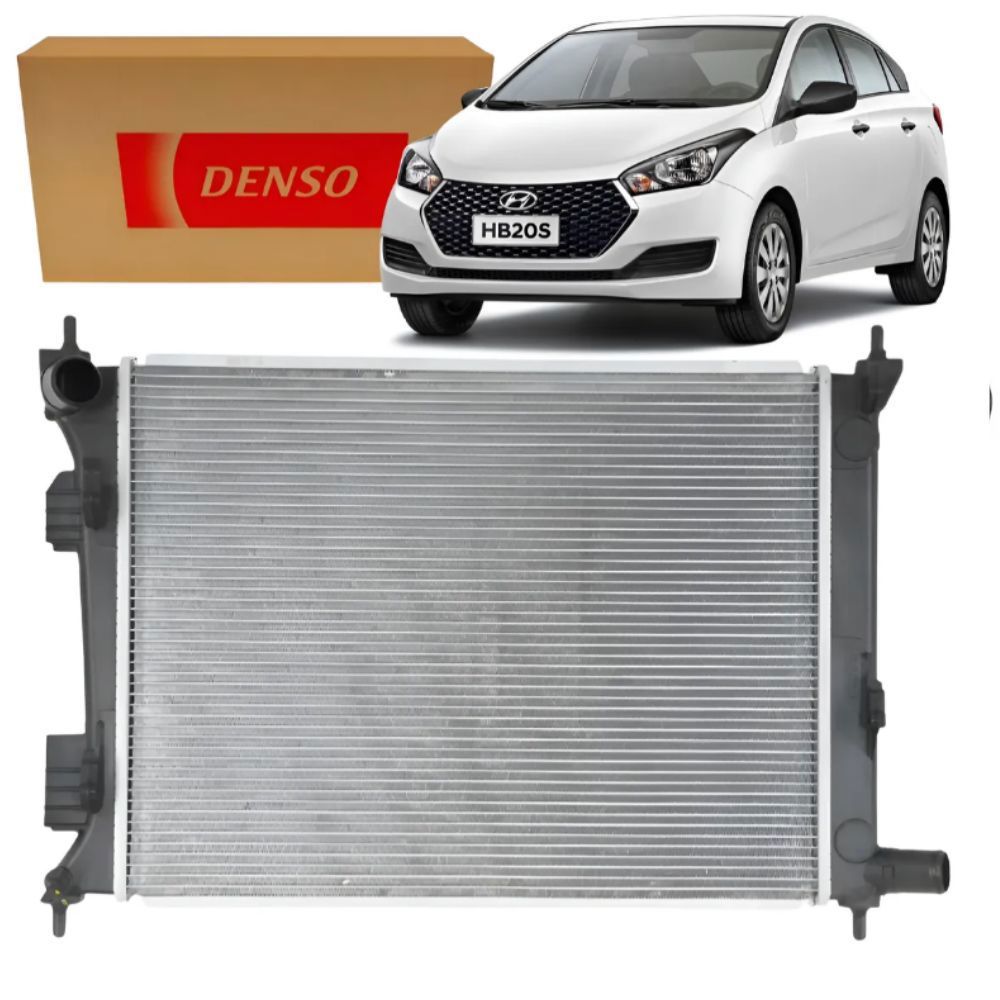 Radiador Denso Hb20 / Hb20s 1.0 / Manual 1.6 2012 2019 Flex