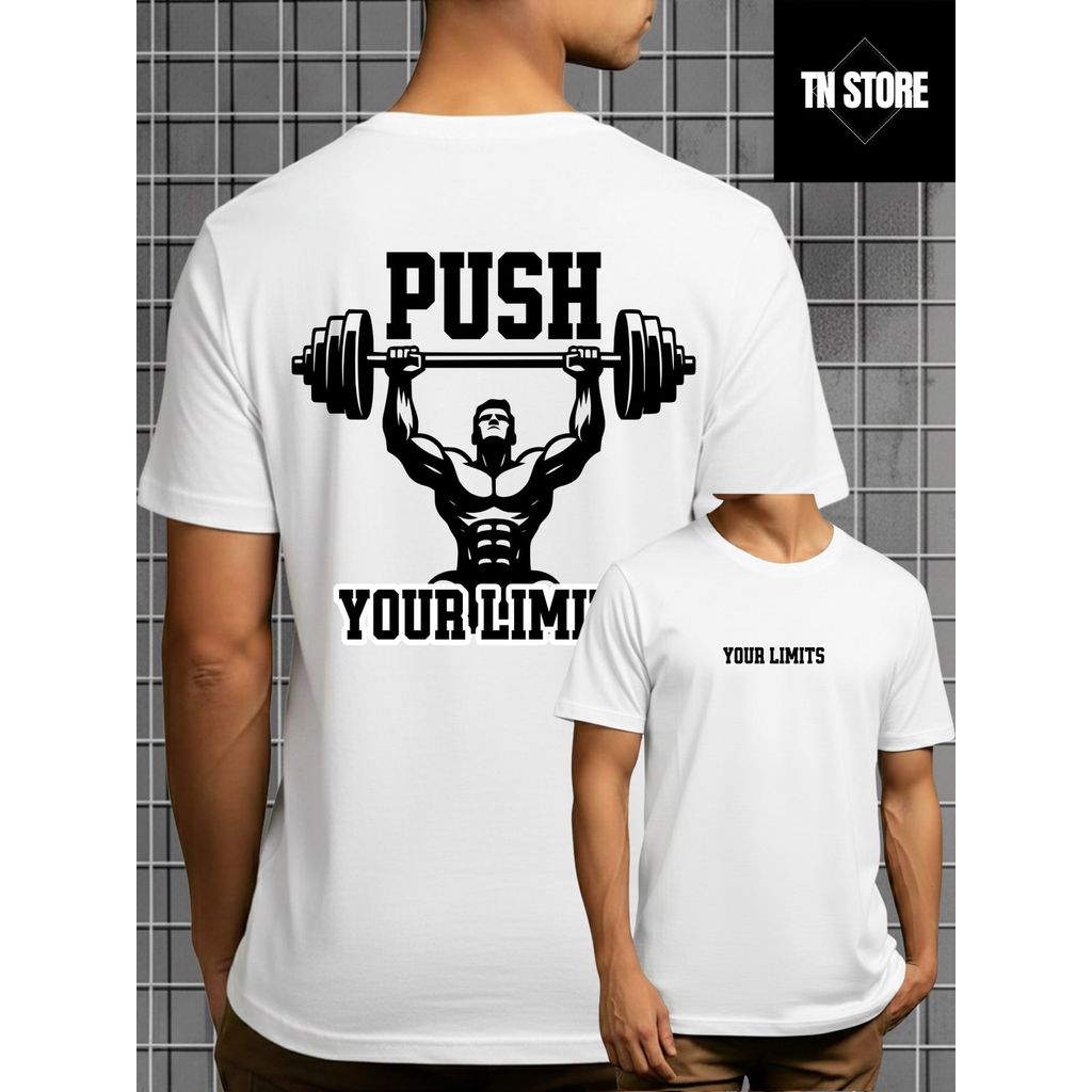 Camiseta Academia Gym Musculação Fitness Camisa Blusa Unissex Masculino Feminino 100% Algodão Plus Size