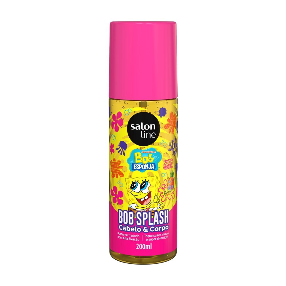 Body Splash SOS Cachos Bob Esponja 200ml em Oferta na Shopee