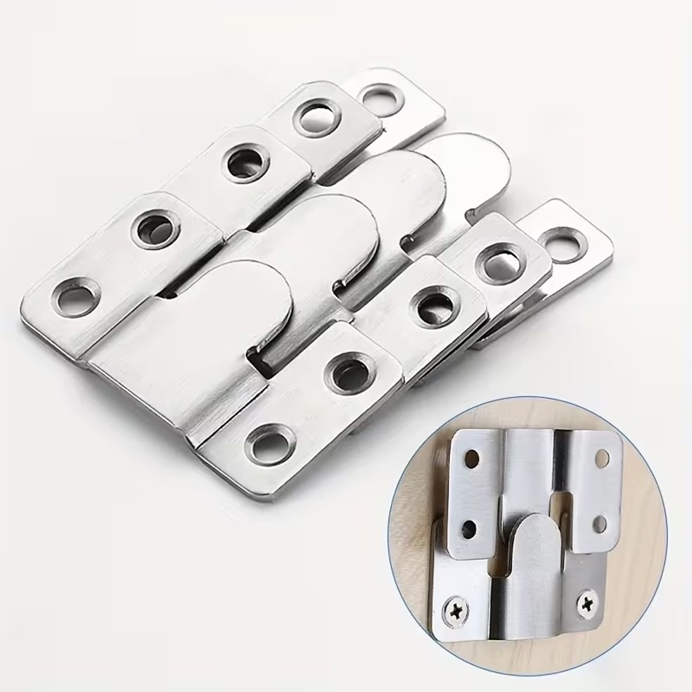 Kit Jogo 8 Conectores Tipo Gancho De Móveis União Oculta Para Painéis Quadros Retratos Multiuso em Oferta na Shopee