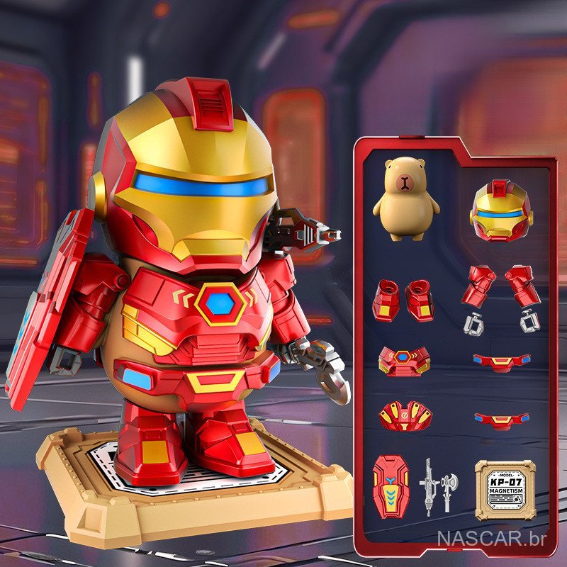 Brinquedo de Montar DIY Capivara Magnética | 4 Estilos com Acessórios Únicos | Decoração Colecionável Presente Infantil