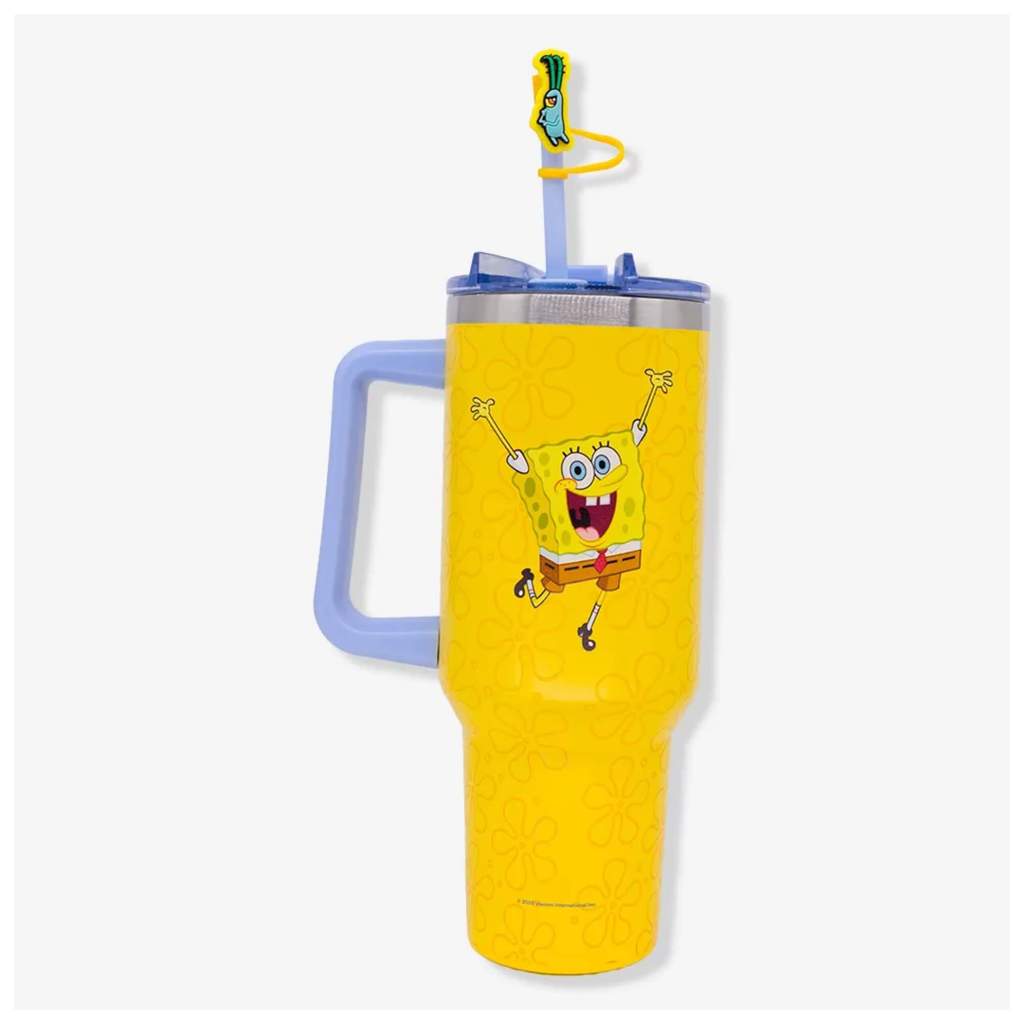 Copo Térmico Tumbler Bob Esponja I'm Ready 1,15L Zona Criativa - 10026683