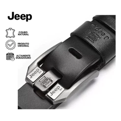 Cintos Masculino Feminina Jeep Couro Legitimo 125cm