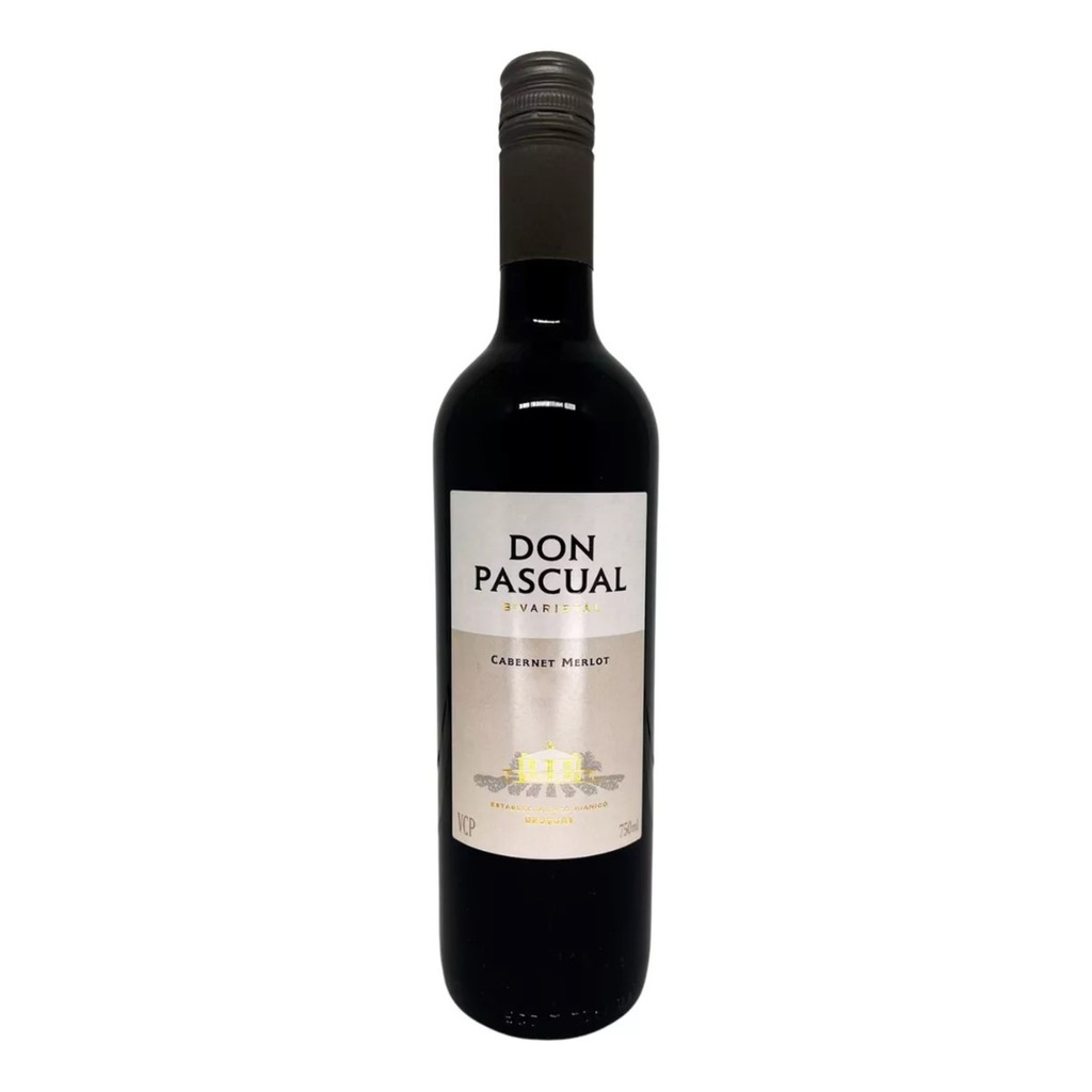 VINHO URUGUAI DON PASCUAL BIVARIETAL CABERNET/MERLOT 750ML