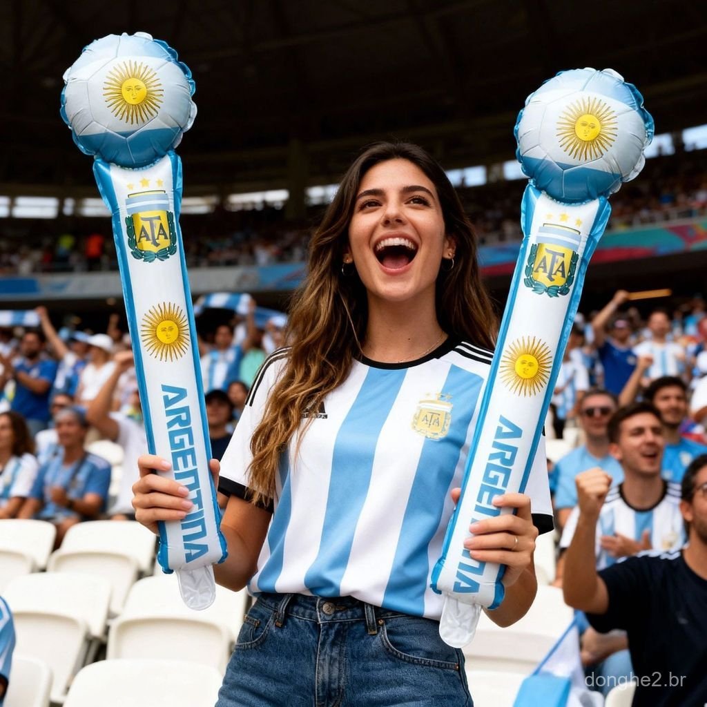 Detalhes do Bastões infláveis para torcedores e líderes de torcida no jogo EUA-México da Copa do Mundo de 2026 - Bastões de balão de