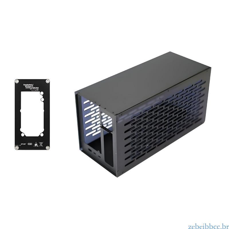 zebeibbcbr 1 Conjunto Capa Para GPU Suporte Vários Formatos Painel Semi-Transparente TH3P4G3 Caixa Metal