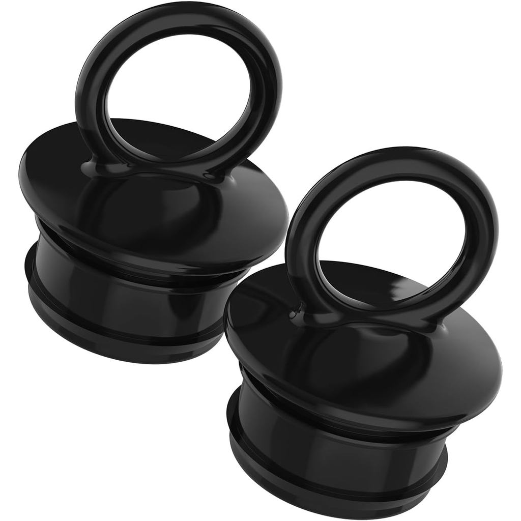 Bujão de Drenagem de PVC para Barcos T-H Marine 1-1/2” para Drenos Passantes, Bujão para Tanques de Pesca com Anel de Ve