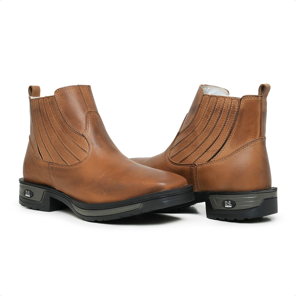 Bota Masculina Botina Confortável Texana Chelsea Country