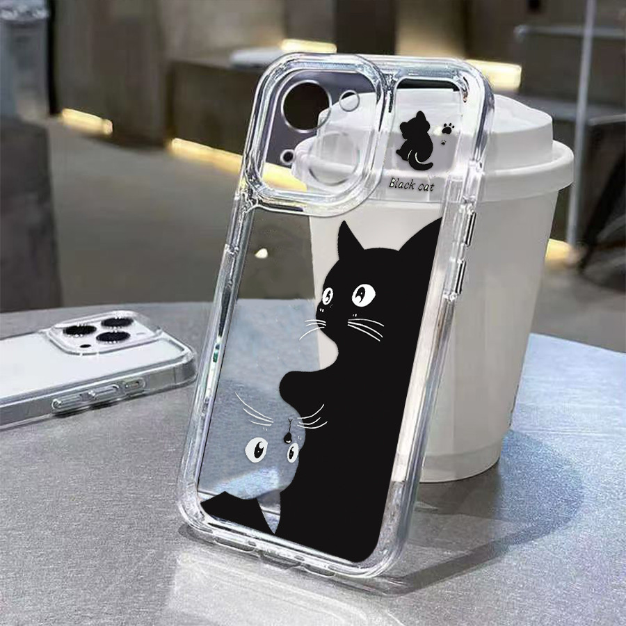Softcase Samsung Gato Bonito Para A15 A55 A54 A35 A05S A14 A34 A05 A03 S20 S21 S23 FE S24 S23 S25 ULTRA M53 M23 Caso
