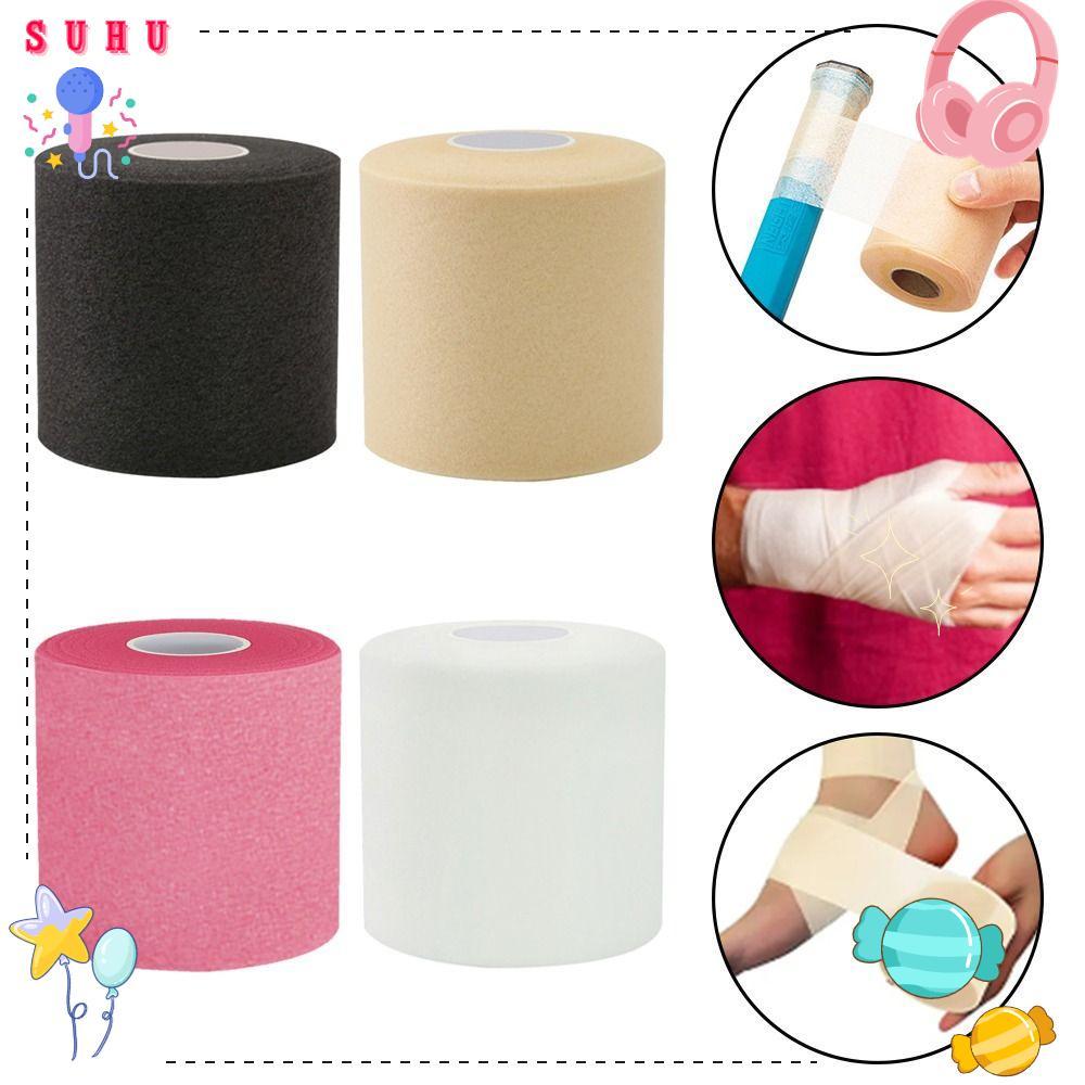 SUHU 1/2 Pcs Overgrip Para Raquete De Badminton , Bandagem De Espuma Elástica De Filme , Membrana De Alça PU Respirável 