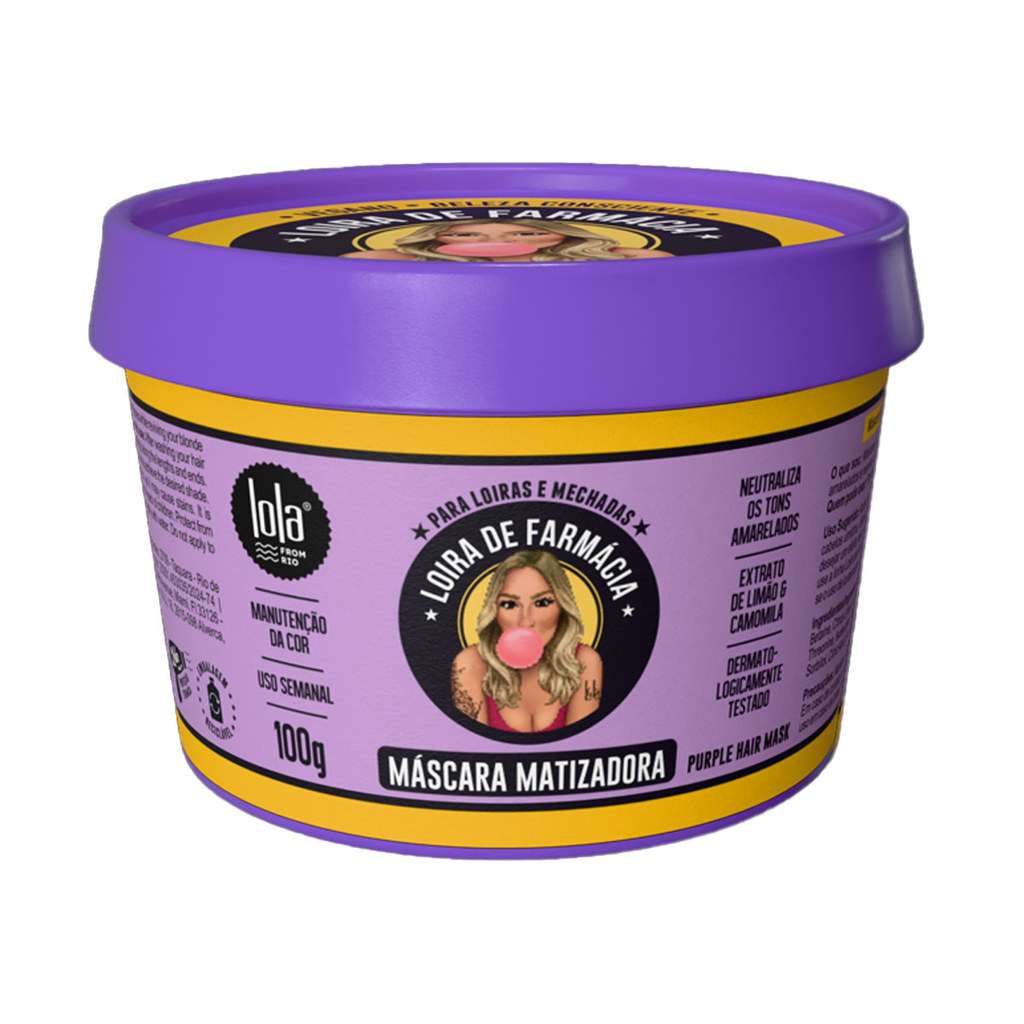 Mascara Matizadora Lola Cosmetics Loira de Farmacia 100g