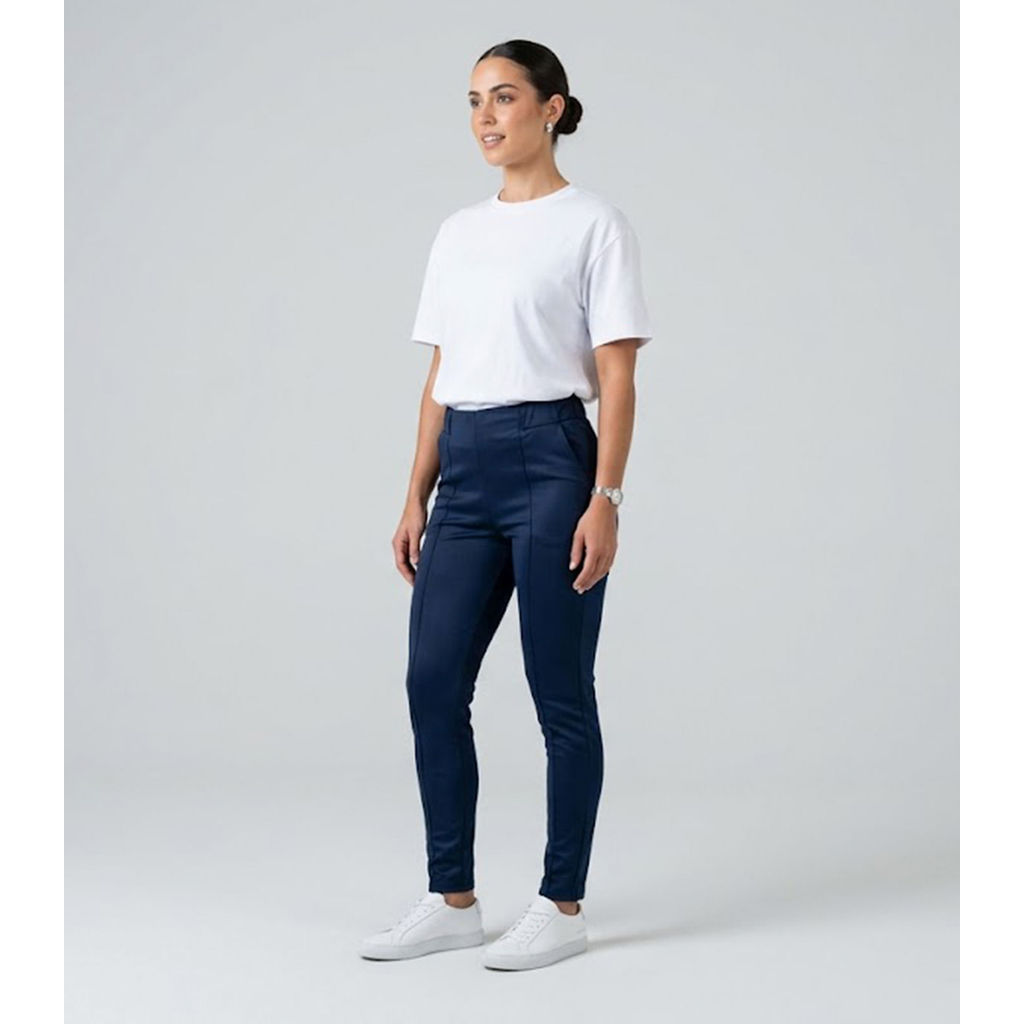 Legging Feminina Recorte Na Frente Infinita Cor Azul em Oferta na Shopee