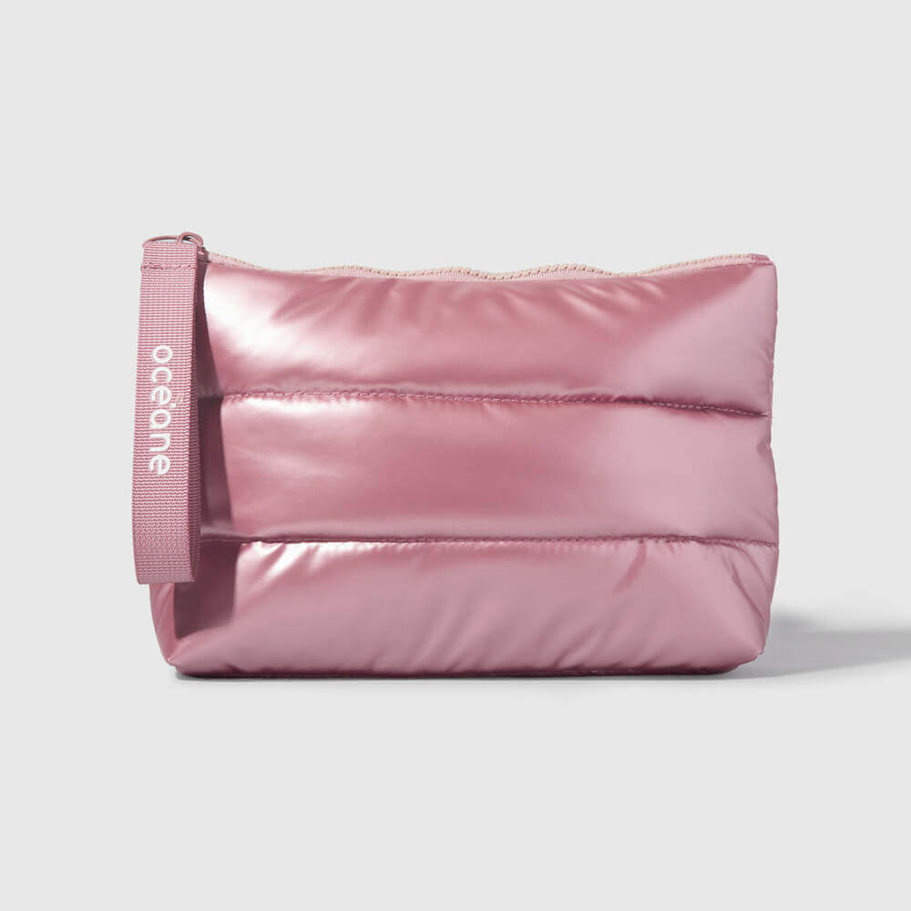 Nécessaire Rosê Puffer em Oferta na Shopee