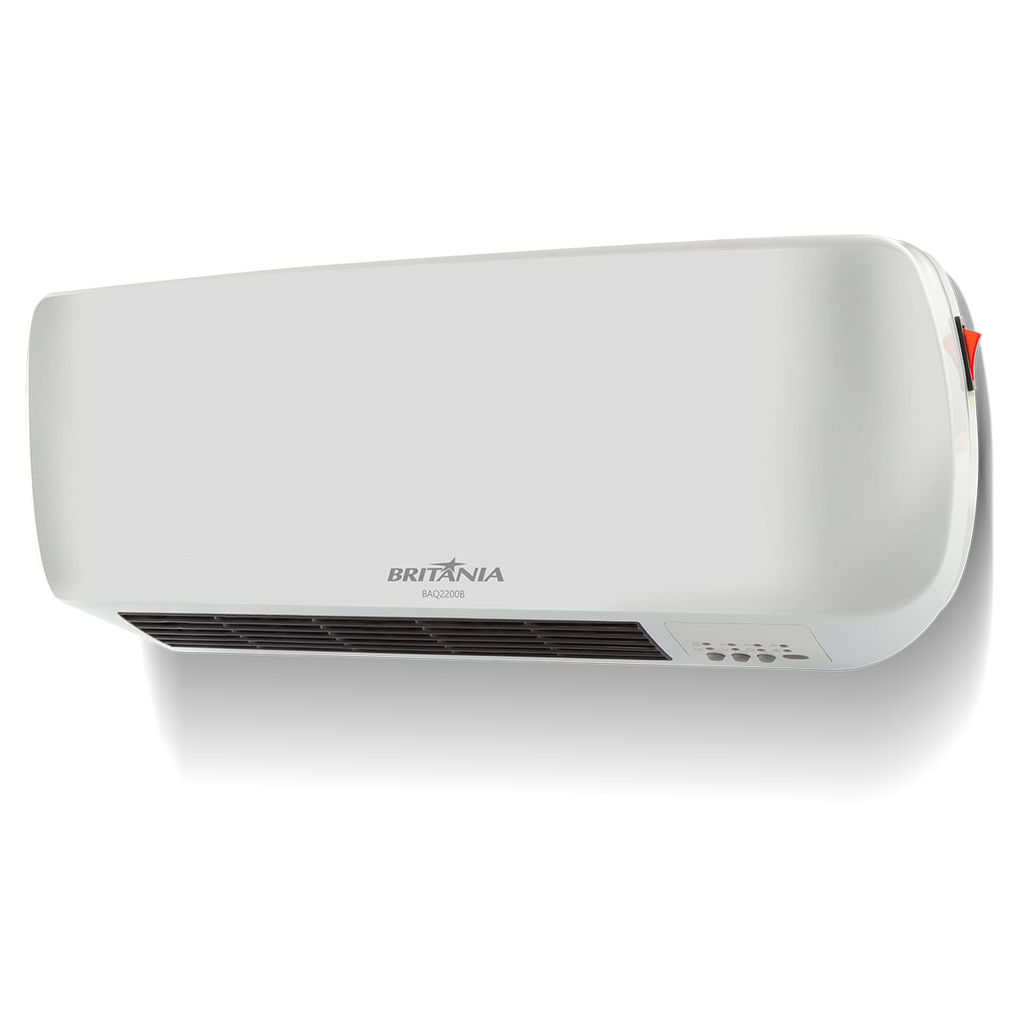 Aquecedor de Parede Britânia 2 em 1 com Timer BAQ2200B