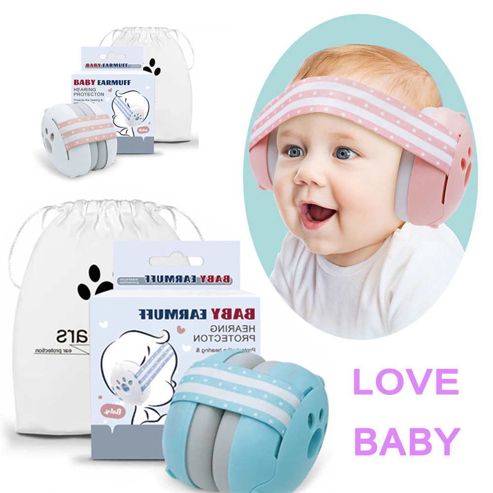 Abafador Ruído Auricular Infantil Confortável Bebê Autismo