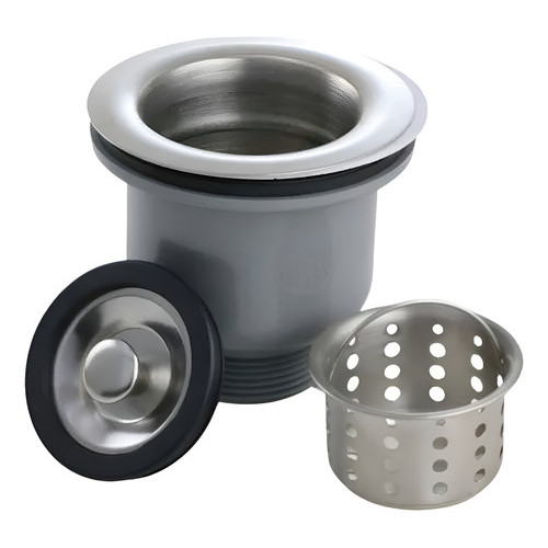 Válvula Pia Cozinha Americana Aço Inox 3 1/2 Pia Inox Escoamento - Demima em Oferta na Shopee