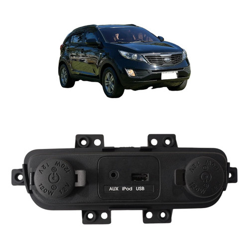 Moldura Acabamento Aux iPod Usb Kia Sportage 2012 A 2015