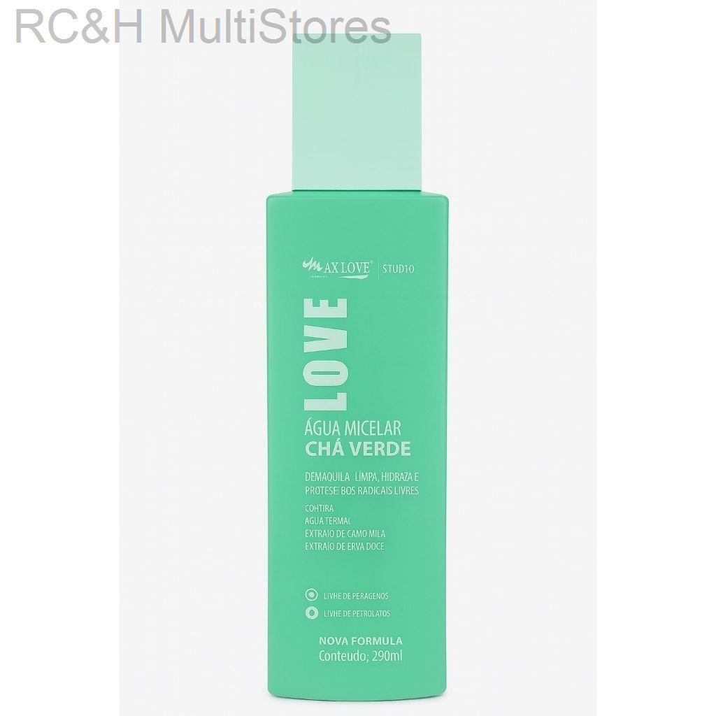 (V)Água Micelar Chá Verde MAXLOVE VEGANO0DLU