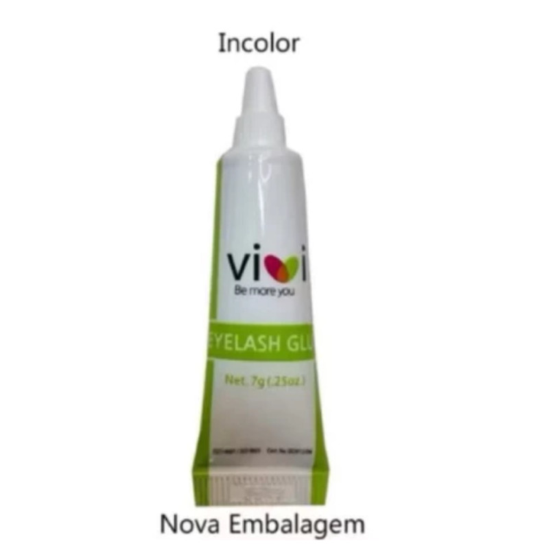 Cola Para Cílios Postiços VIVI 7g Fixação Segura e Duradoura COR Branco em Oferta na Shopee