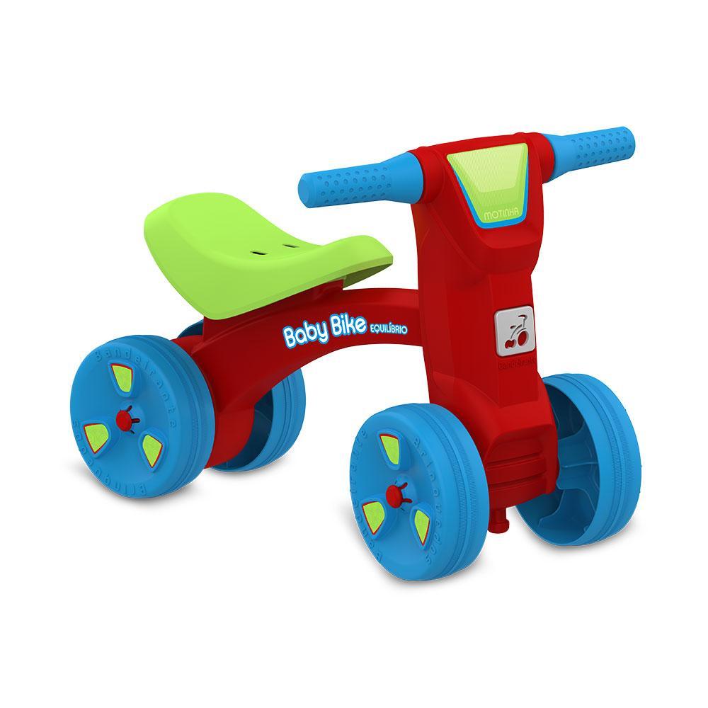 Imagem Baby Bike Equilibrio Motinha Vermelho Bandeirante