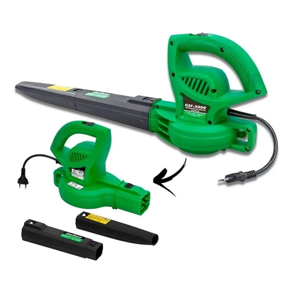 Soprador de folhas 2000 watts 660m³/h - GSF-2000 - Garthen em Oferta na Shopee