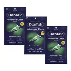Kit Fio Dental DenTek Floss Picks Triple Clean Advanced Clean 270 unidades