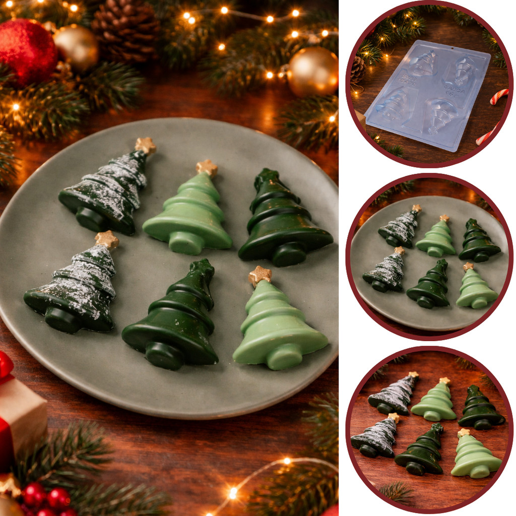 Forma bwb ÁRVORE DE NATAL P 25g especial 3 partes natal 2023 Cód. 10490 (CHOCO) em Oferta na Shopee