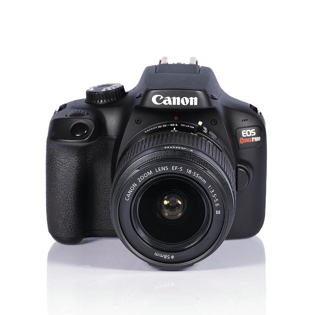 Câmera Canon T100 + 18-55mm + Garantia e Nota Fiscal
