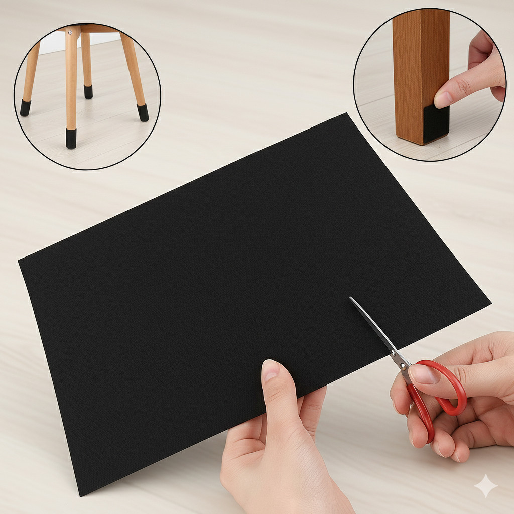 FELTRO GRANDE RECORTÁVEL PROTETOR ADESIVO 45cm X 25cm em Oferta na Shopee