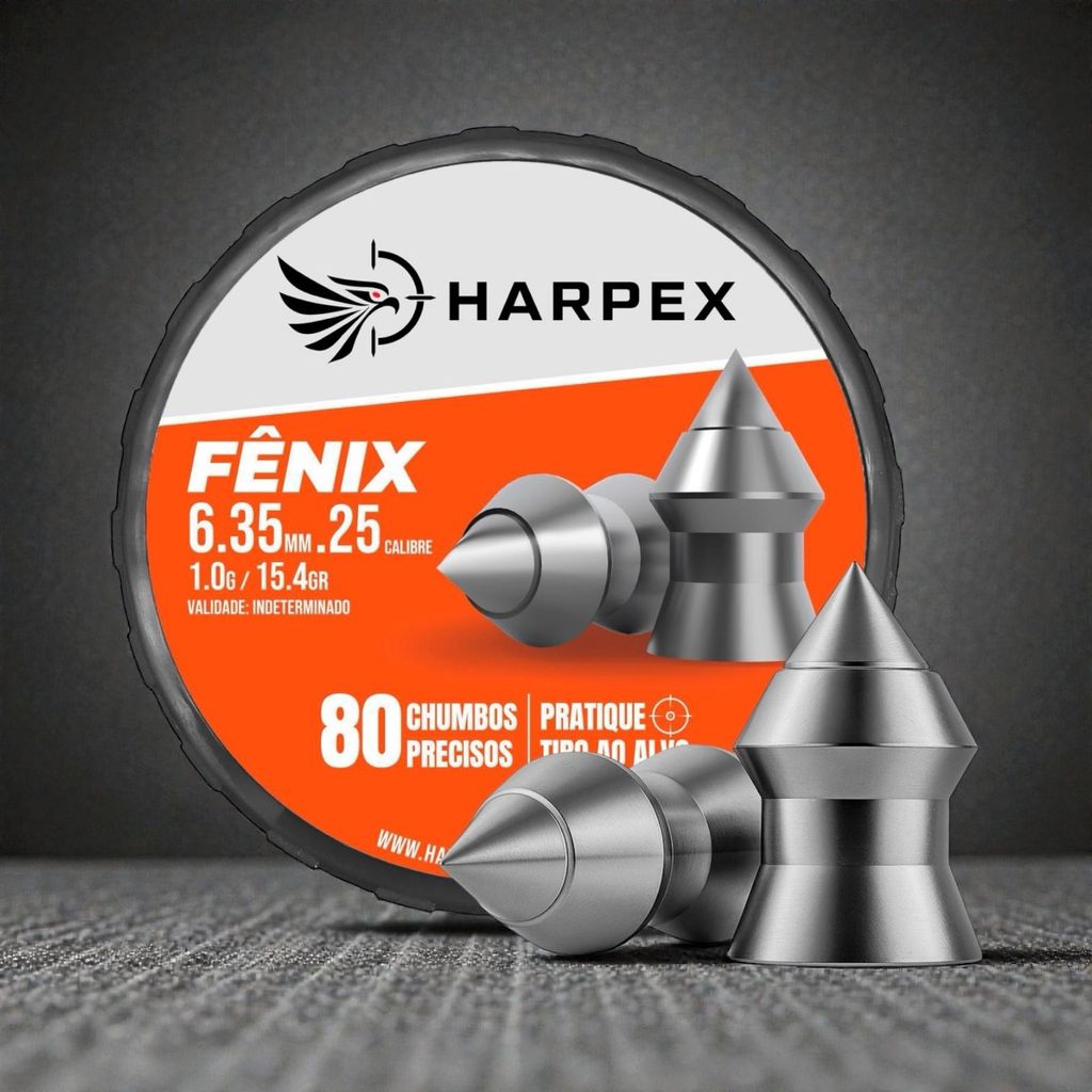 Chumbinho FÊNIX 6.35mm Harpex - 80 und