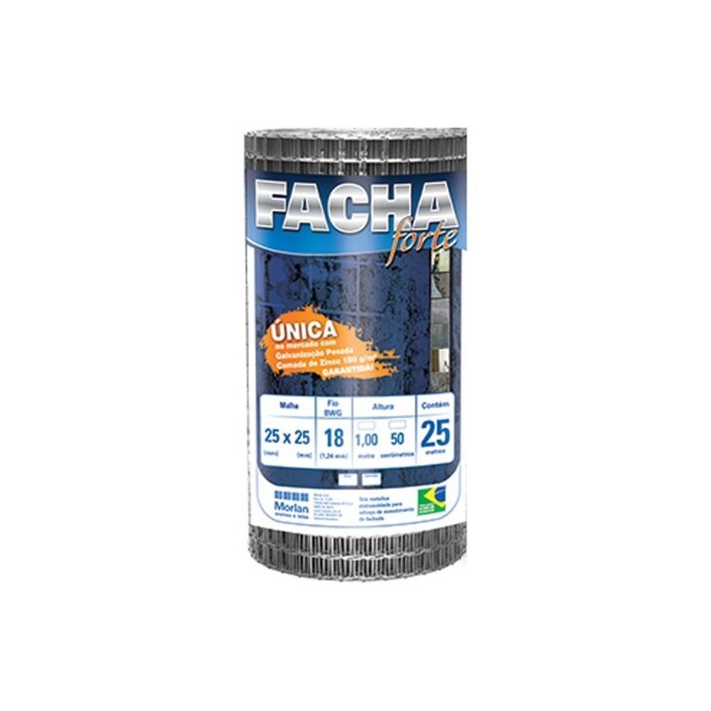 Tela para Alvenaria Soldada Morlan Fachaforte 1,24 mm, 25 Metros