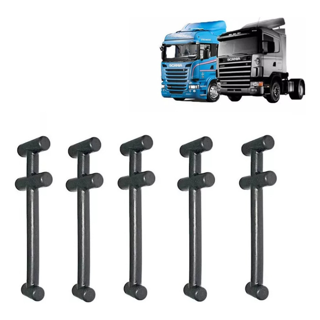 Kit C/5 Presilha Tampa Caixa Bateria Sca_niat/r113/s4 366595