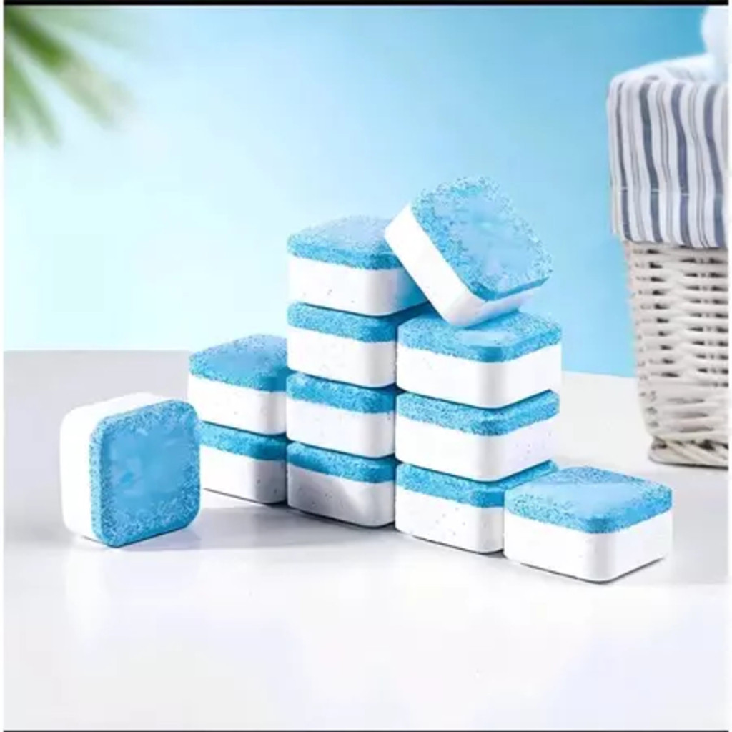 Kit 20 Limpador Pastilha de máquina de lavar roupa, comprimido efervescente sólido para remover manchas em Oferta na Shopee