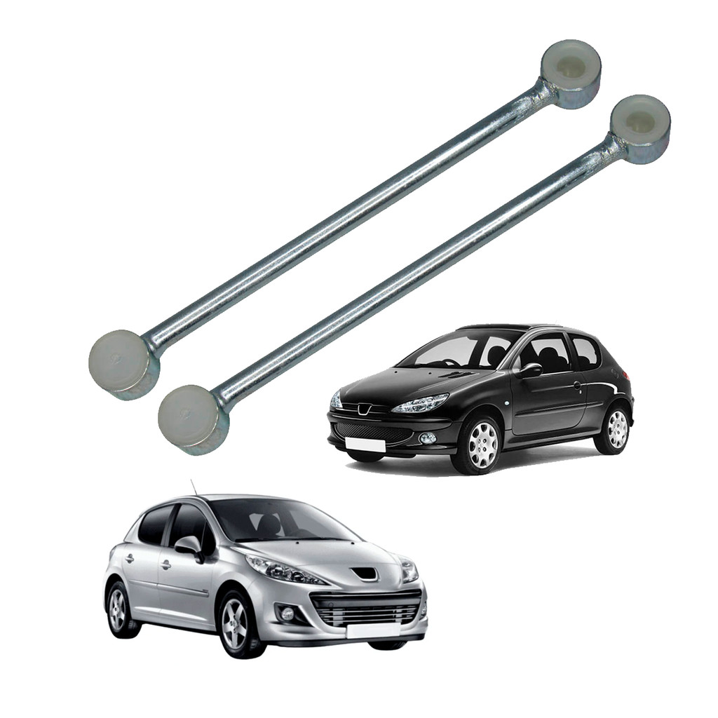 Par Bieleta Câmbio Peugeot 206 207 Haste Curta 16cm Trambulador 1.4 8V 1.6 16V 2454.G5