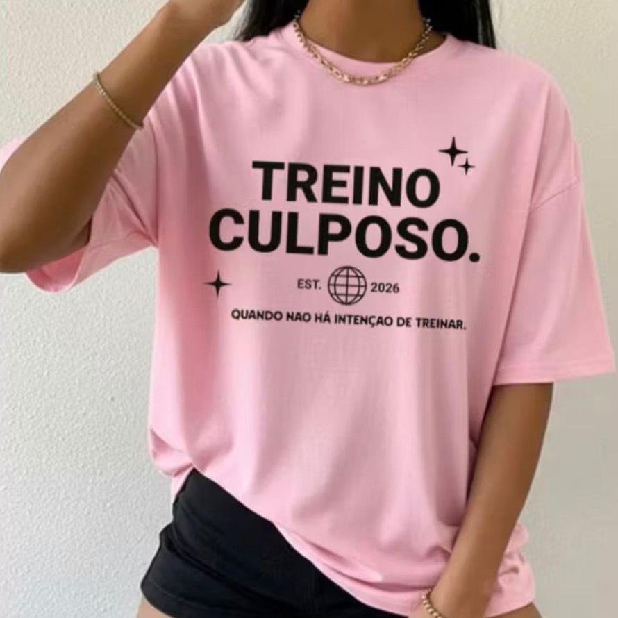 Camiseta Camisa Tshirt Treino Culposo Versão 2026 Academia Musculação Fitness  CAMINHADA.