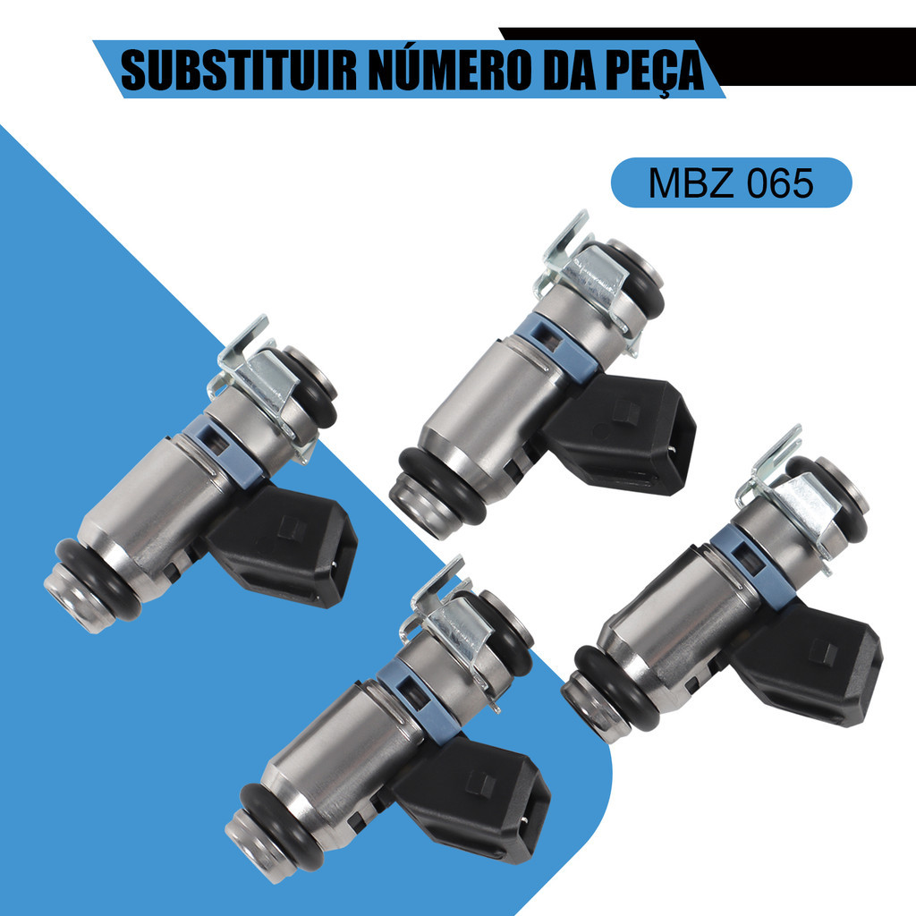 Kit 4 Injetor De Bico Fiat Palio Siena Uno 1.0 1.5 8v 96 97 98 99 Iwp065