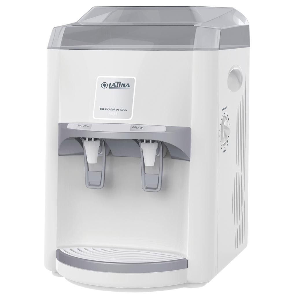 Purificador de Água Latina PA355 com Sistema de Refrigeração por Compressor Cinza 127v