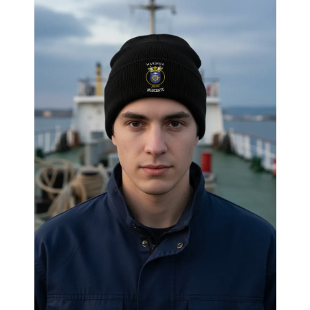 Gorro de Lã Militar Estampado MARINHA MERCANTE - GHOST