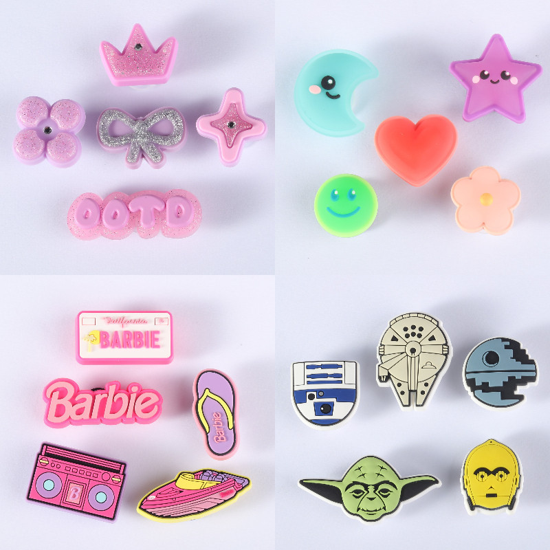 Miss Zoe Jibtz star Wars Acessórios Para Pés Estrela E Lua Rosa Feminino Acessório em Oferta na Shopee