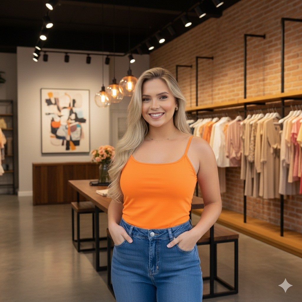 blusa feminina canelada tons neon elastano alça regata lançamento