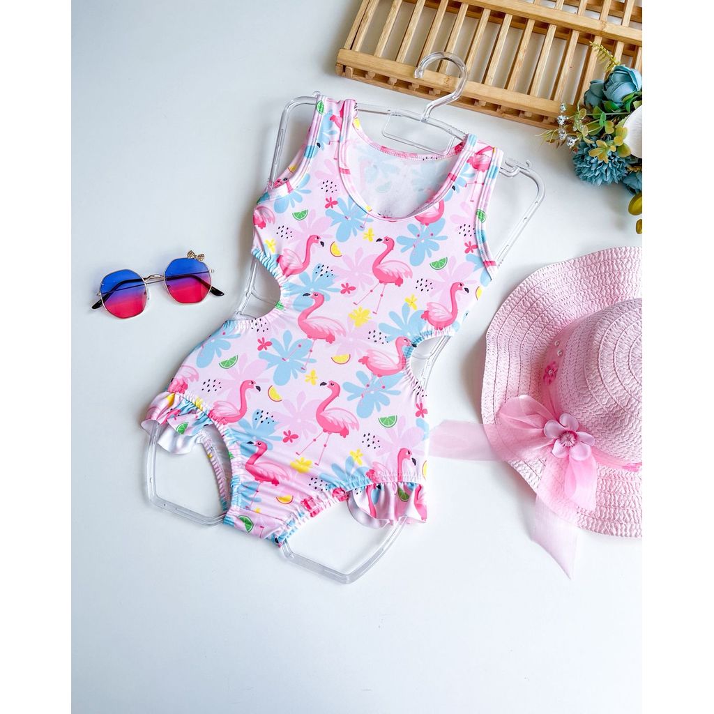 MAIO INFANTIL FLAMINGO COLORS VERAO 2 A 10 ANOS