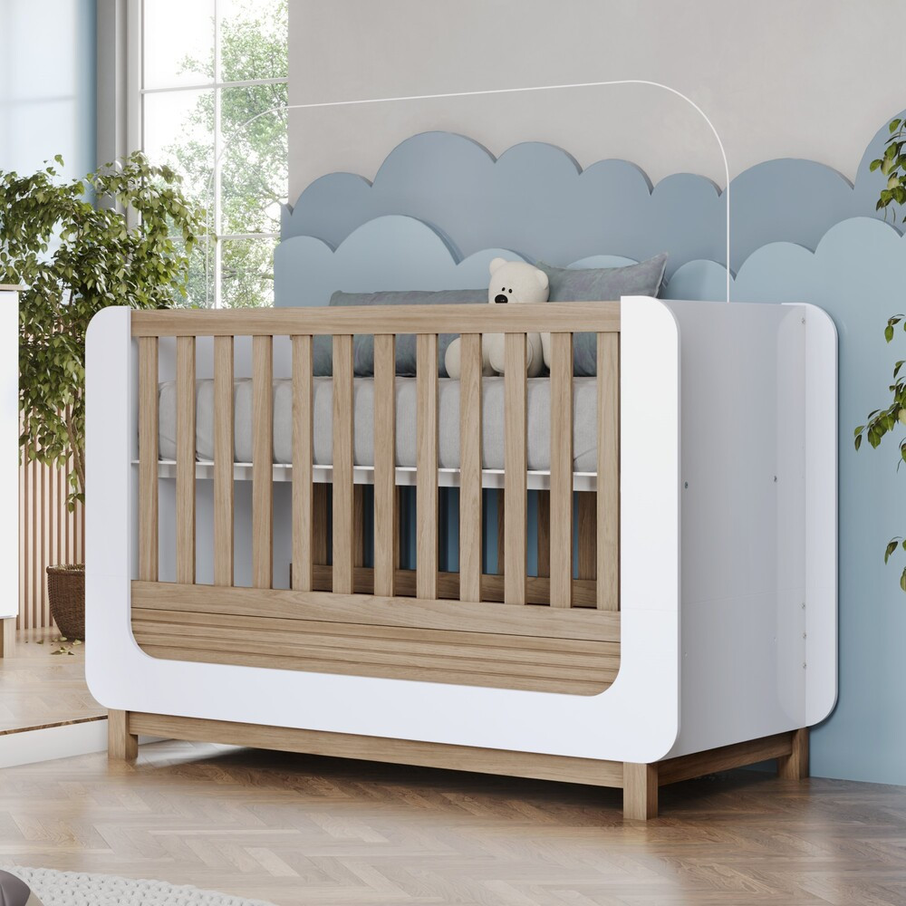 Berço Mini Cama 2 em 1 Aconchego Henn