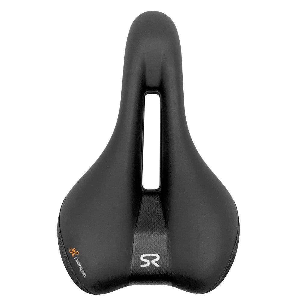Selim Bicicleta Speed e MTB Selle Royal Ellipse Gel 45° Preto